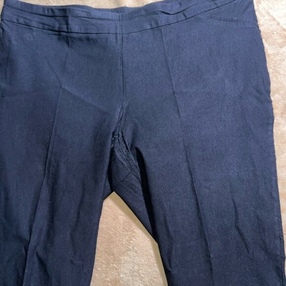 Rebecca Malone Women XL Black Pull On‎ Elastic Stretch Dress Pant (E) - Picture 2 of 6